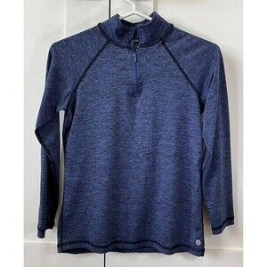 Xersion Navy Blue Long Sleeve Shirt M 10/12 Boys